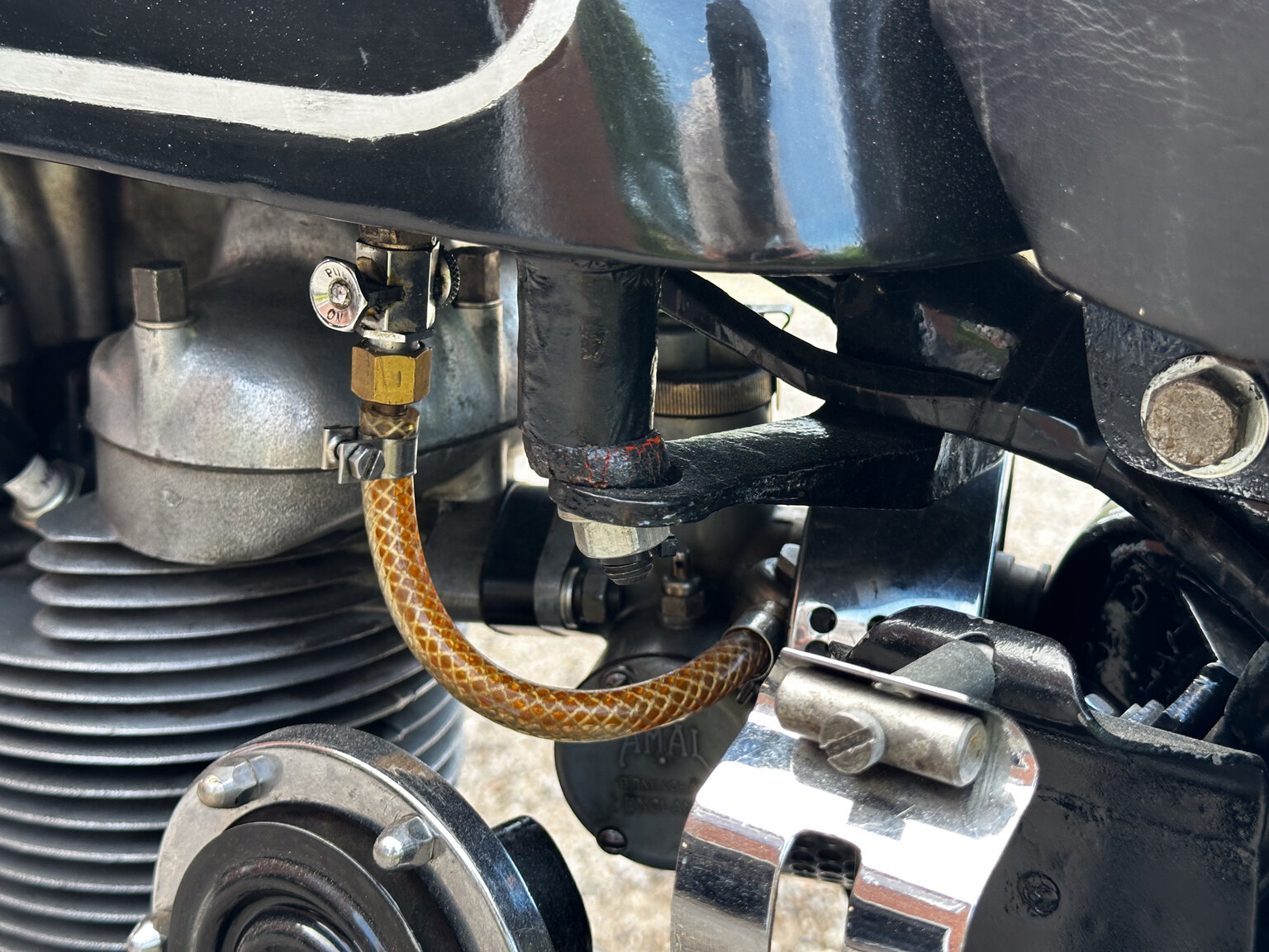 Image of 1952 AJS 16MS 350cc Matchless-replica mechanics
