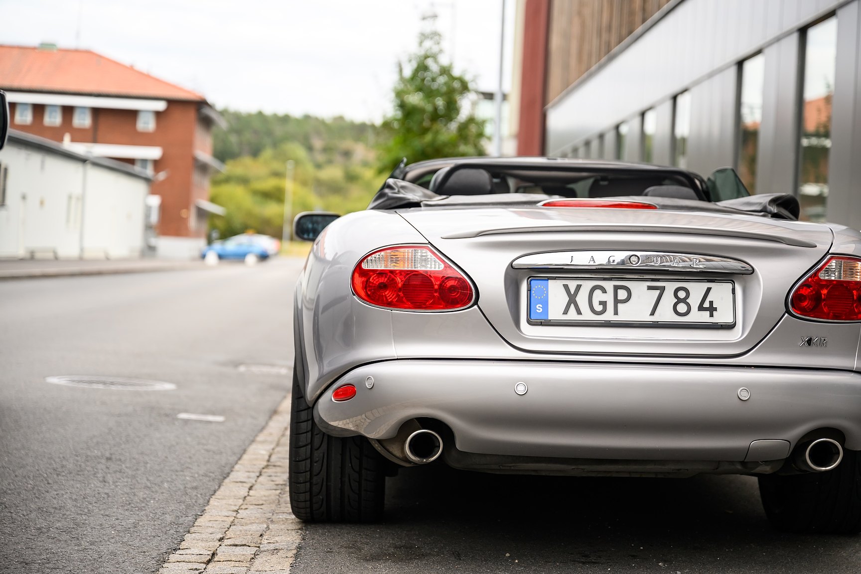 Exterior image of 2001 Jaguar XKR Silverstone