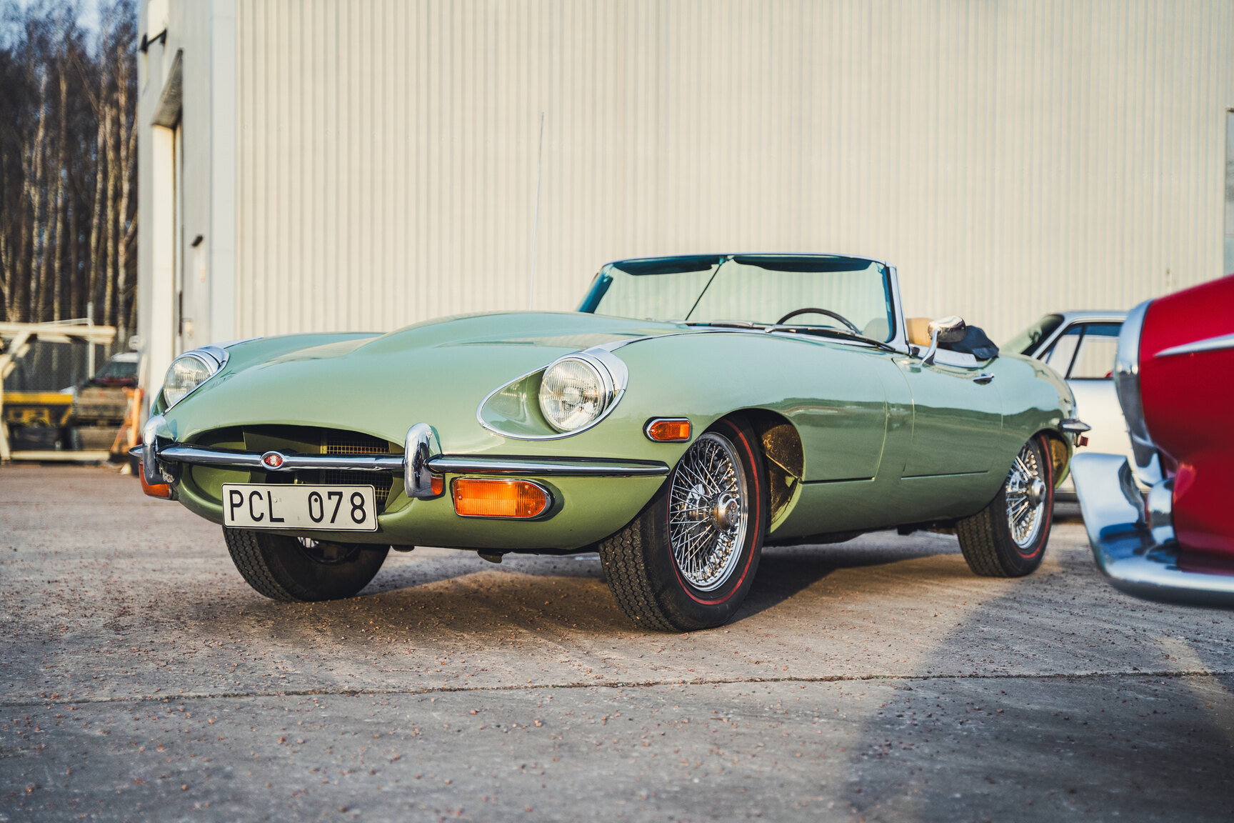 Exteriörbild på 1970 Jaguar E-Type Roadster