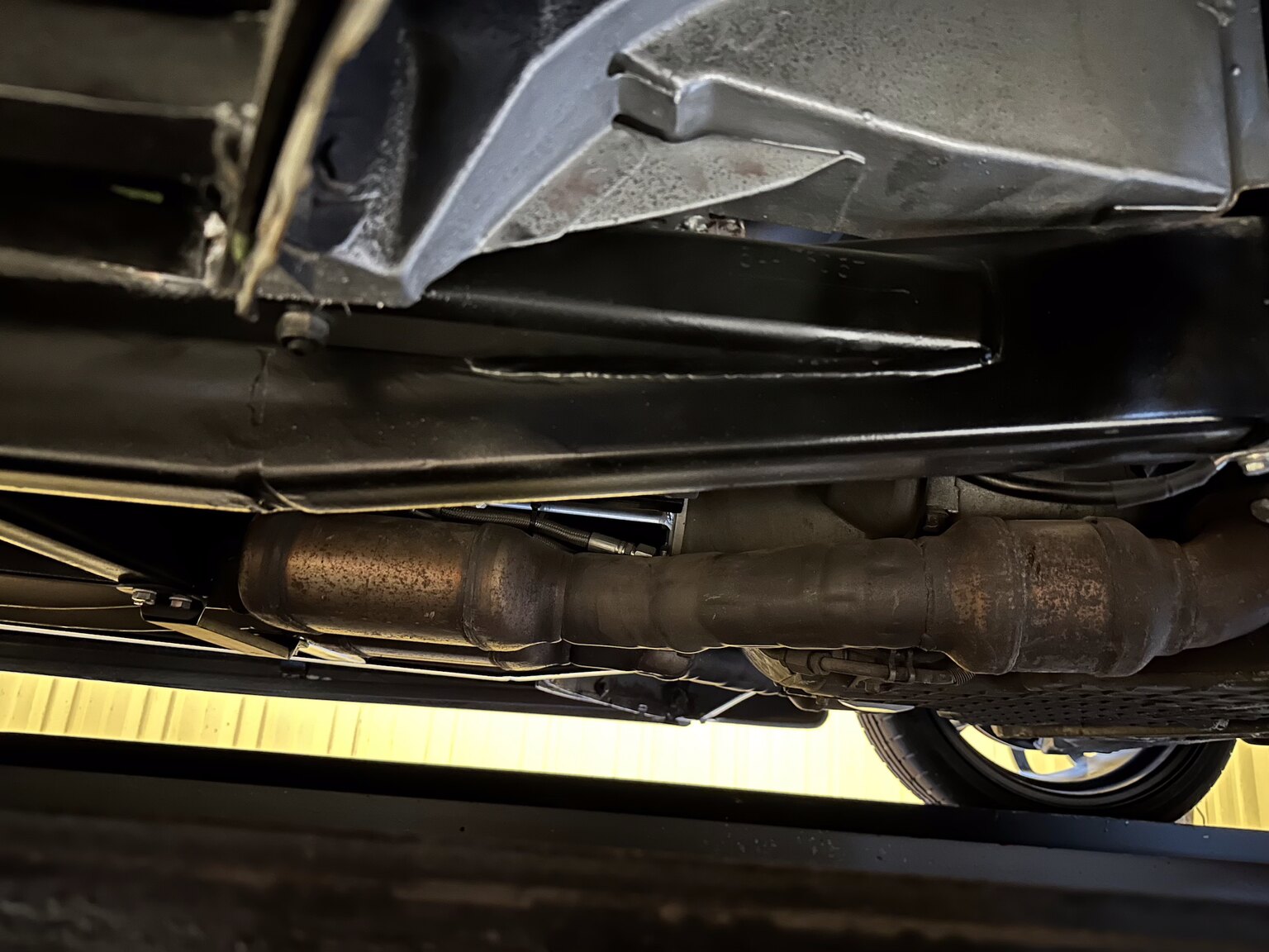 Image of 1939 Custom Ford Fordor "Forvette" mechanics