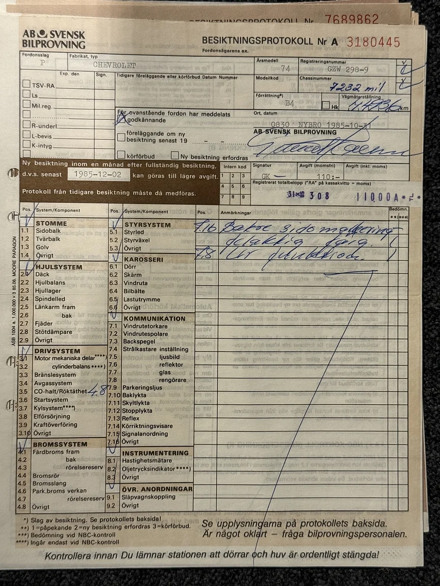 Dokumentation, 1974 Chevrolet Corvette Stingray (15)