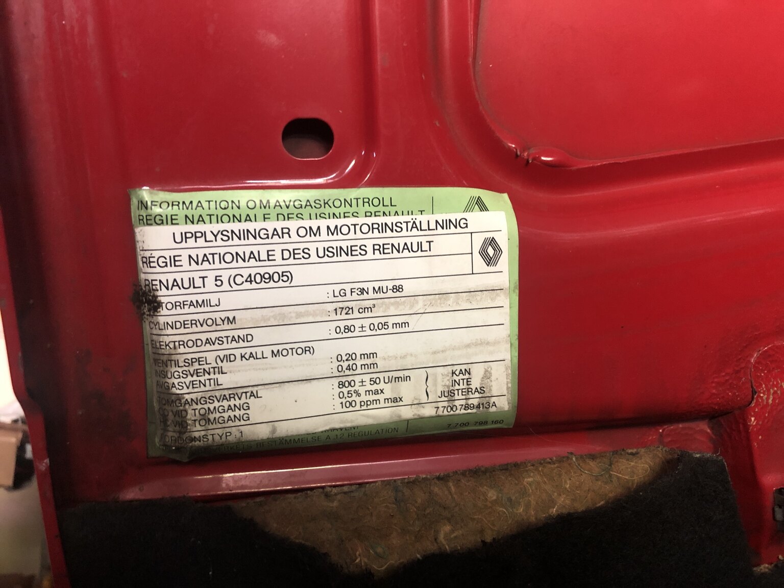 1990 Renault 5 (14), Mekanik