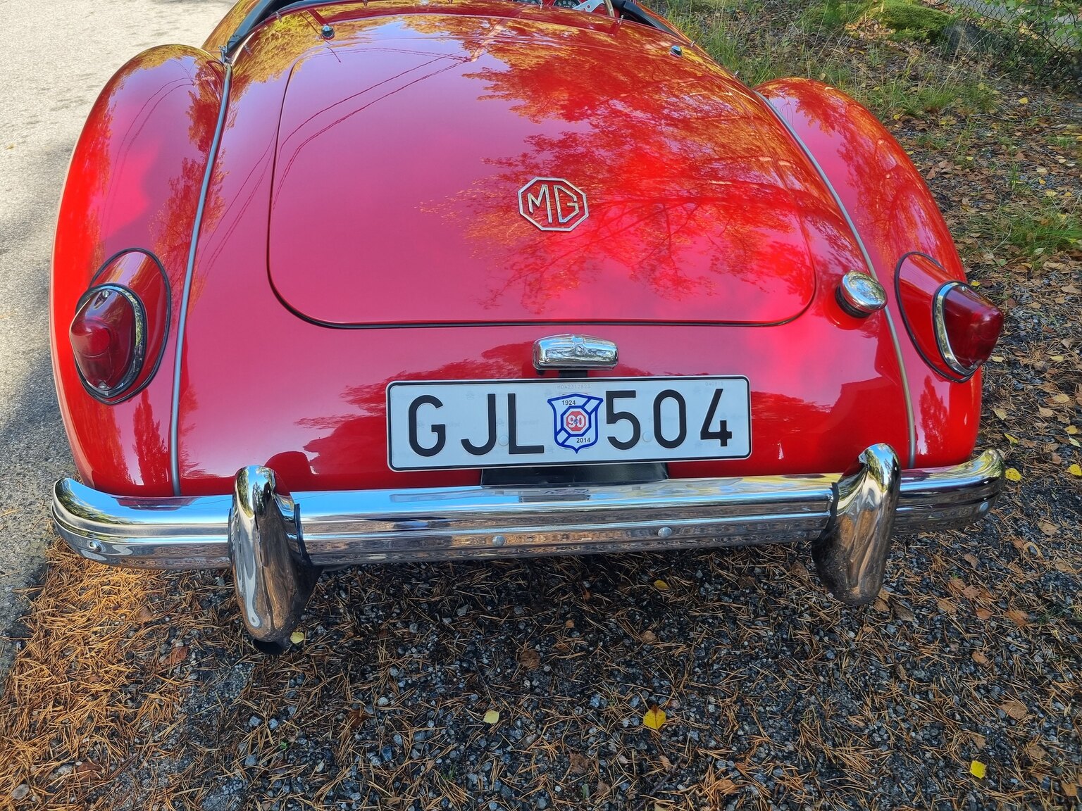 Exterior image of 1956 MG MGA 1500