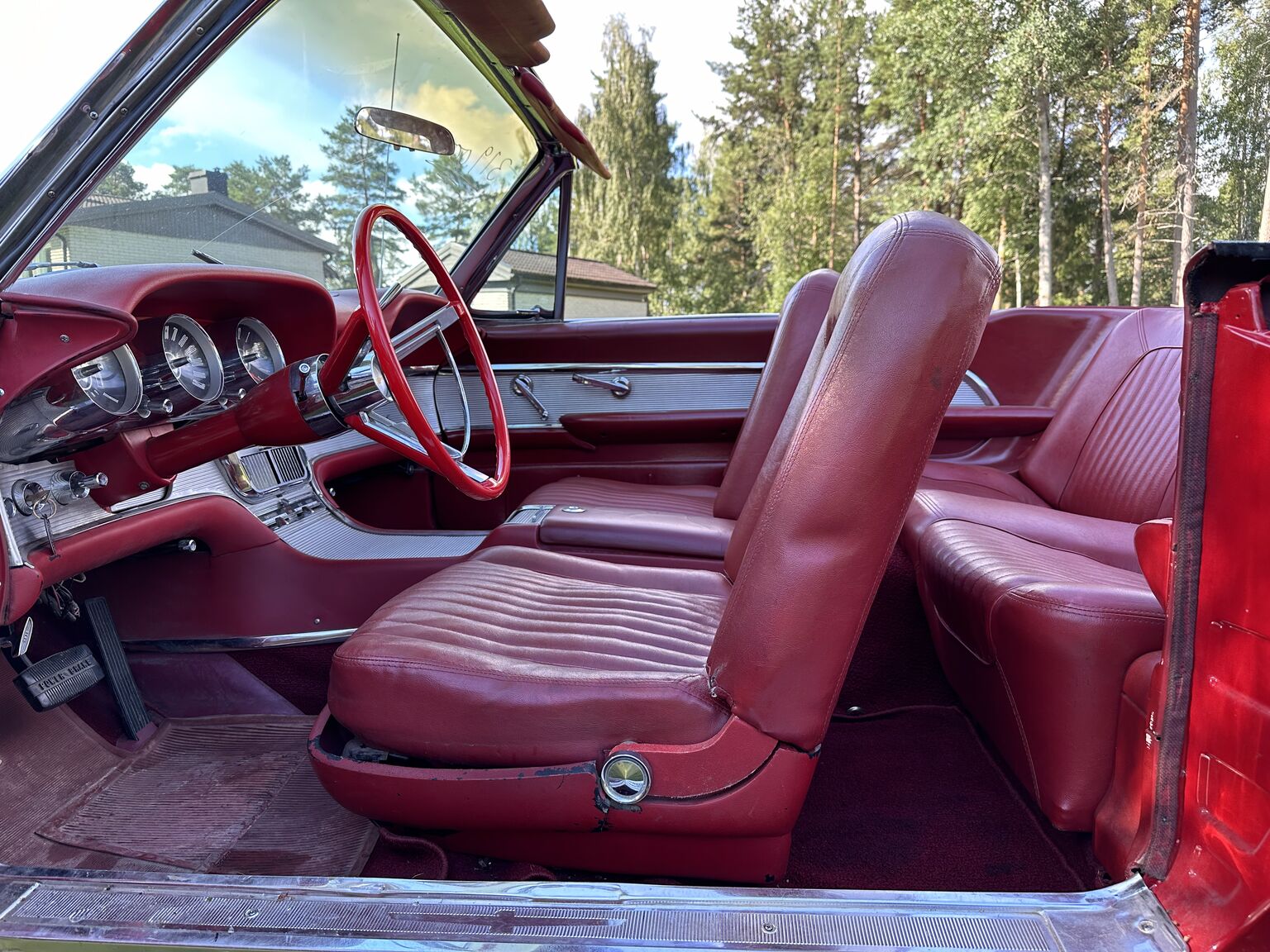 Interiörbild 1961 Ford Thunderbird Convertible