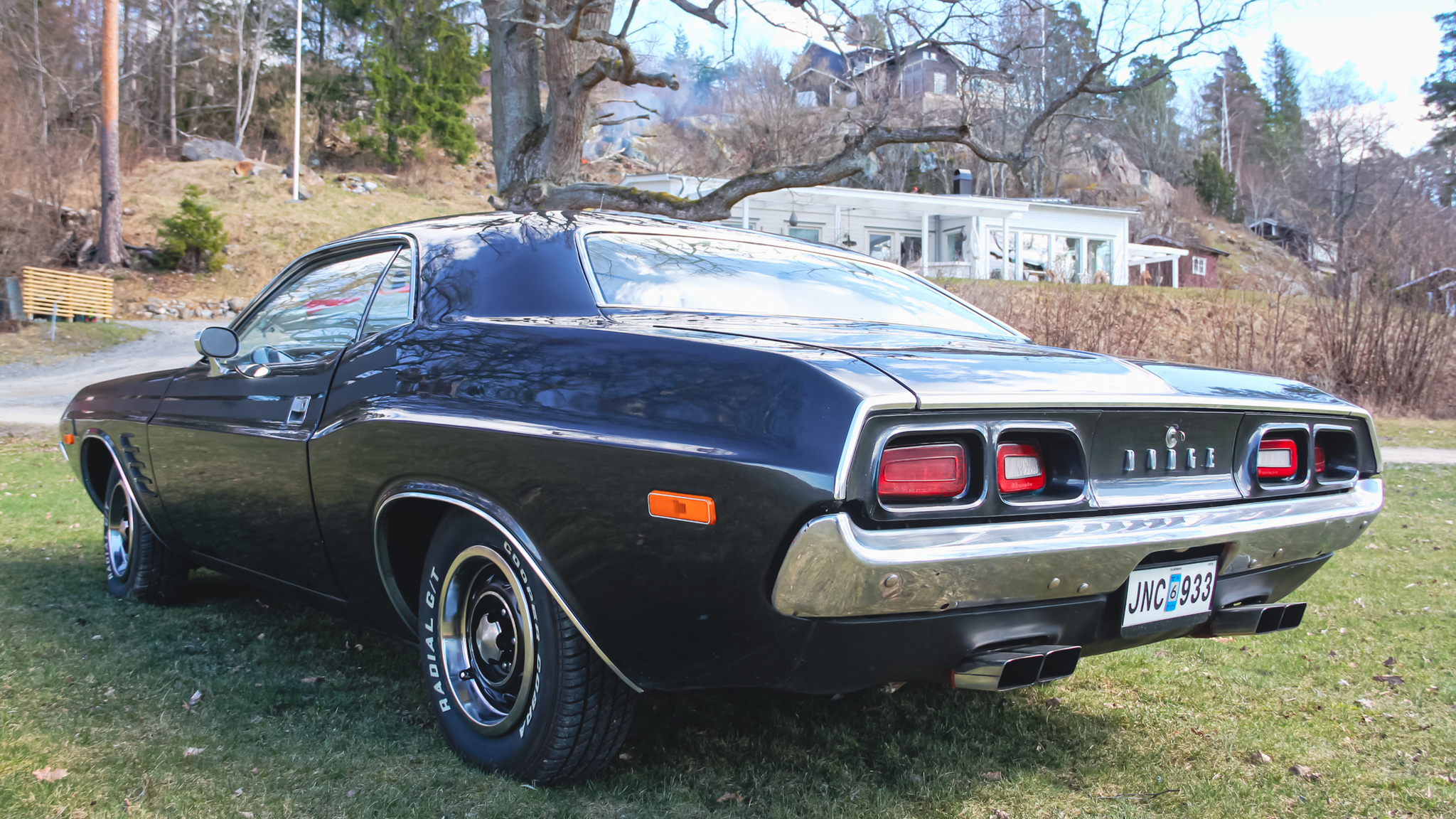 Exteriörbild på 1974 Dodge Challenger 340