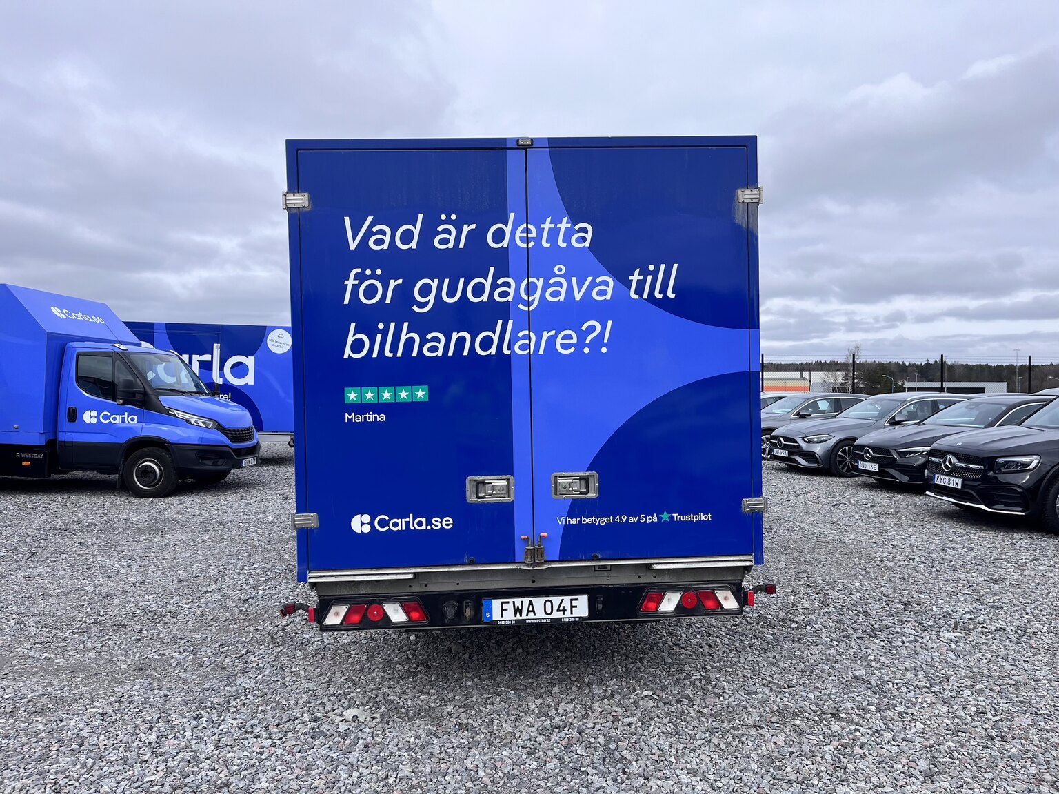 Exterior image of 2022 Ford Transit fordonstransport