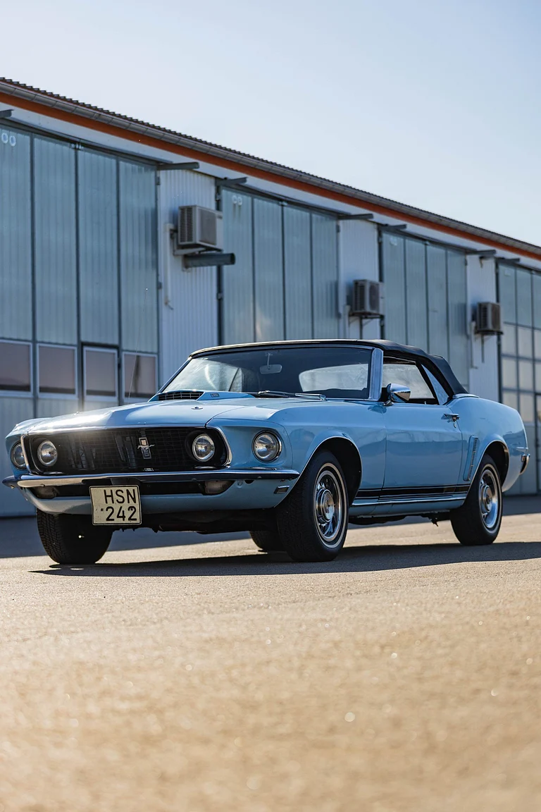 Aussenfoto 1969 Ford Mustang GT Cabriolet "M-code" (2)