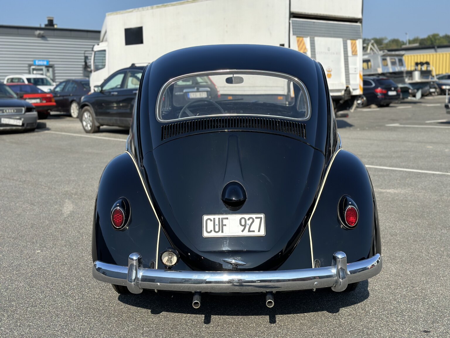 Exteriörbild på 1958 Volkswagen 1200 Beetle