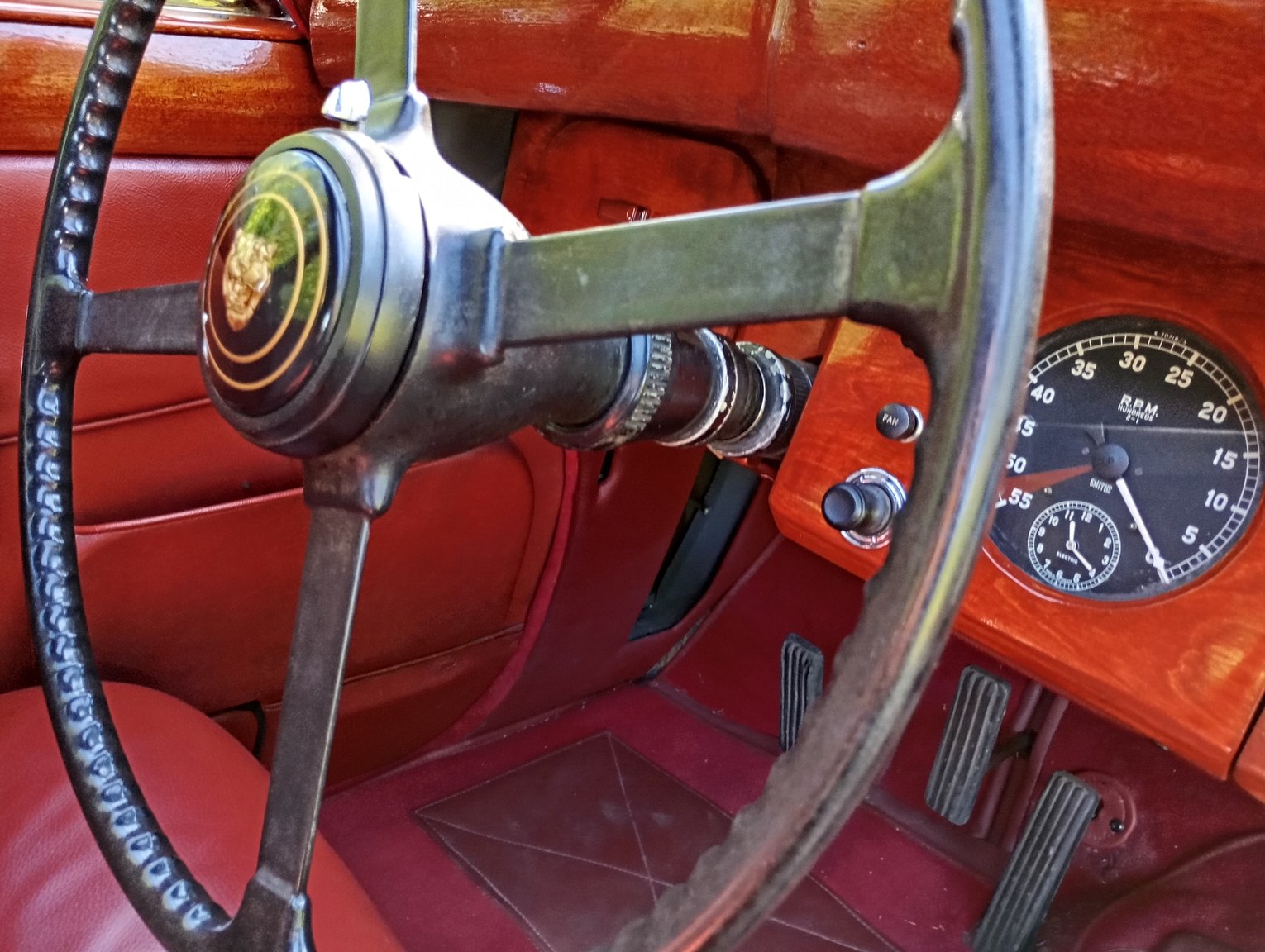 Interior image of 1954 Jaguar Mark VII