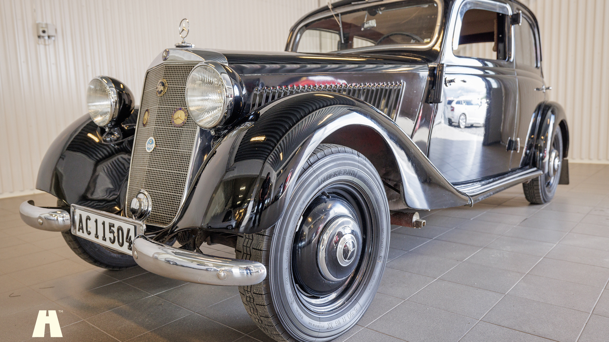 Exteriörbild på 1950 Mercedes Benz 170 va (68)