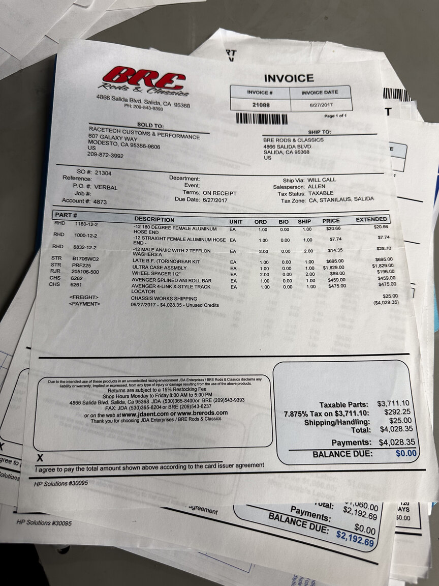 Documentation for 1968 Chevrolet Chevelle PRO Street (51)