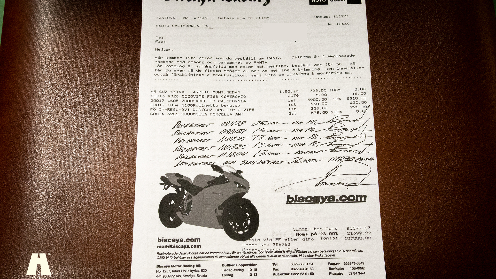 Dokumentation, 1978 Moto Guzzi 850 T3 California (9)