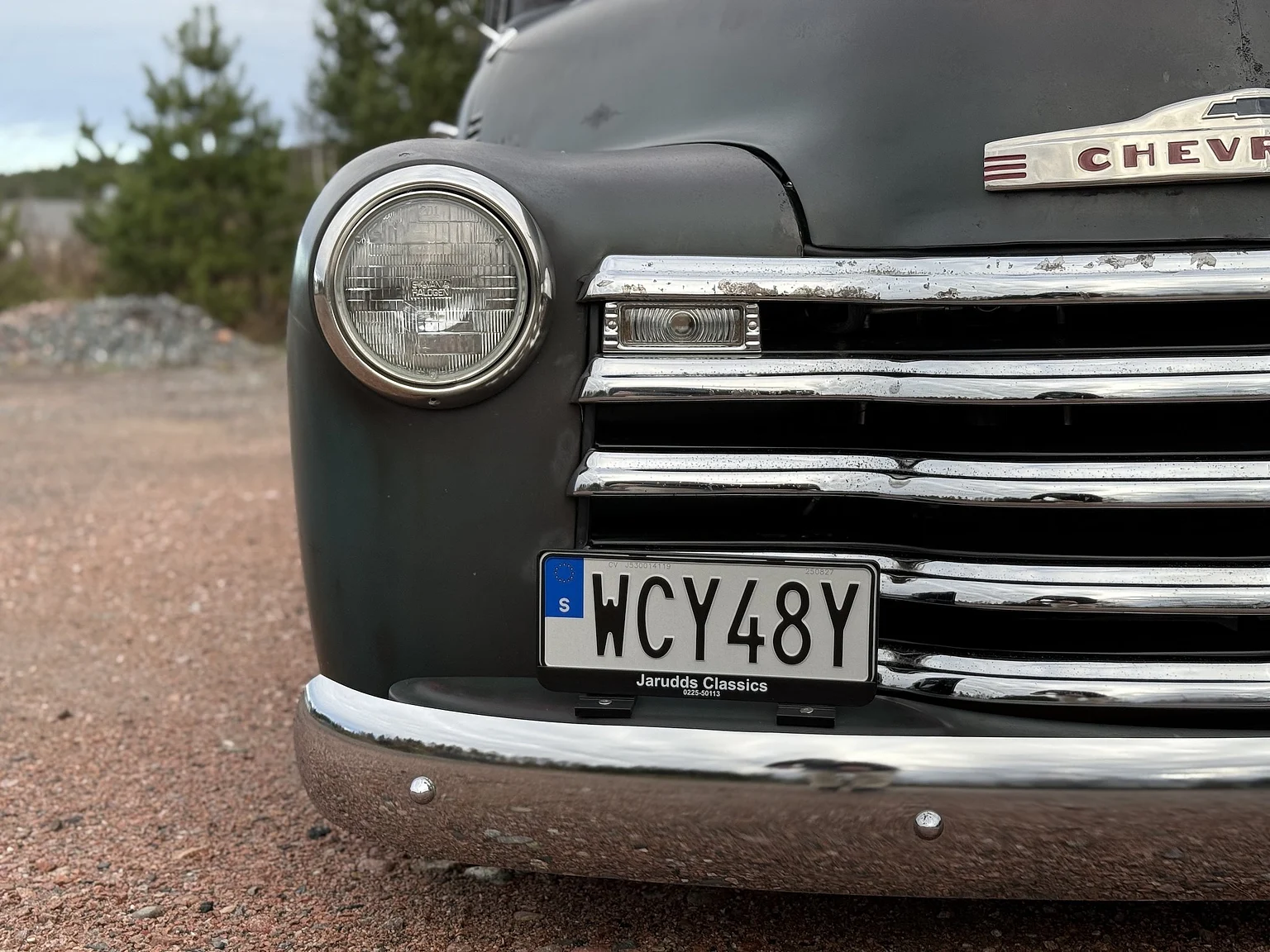 Exteriörbild på 1953 Chevrolet 3600 Custom by Järudds (43)
