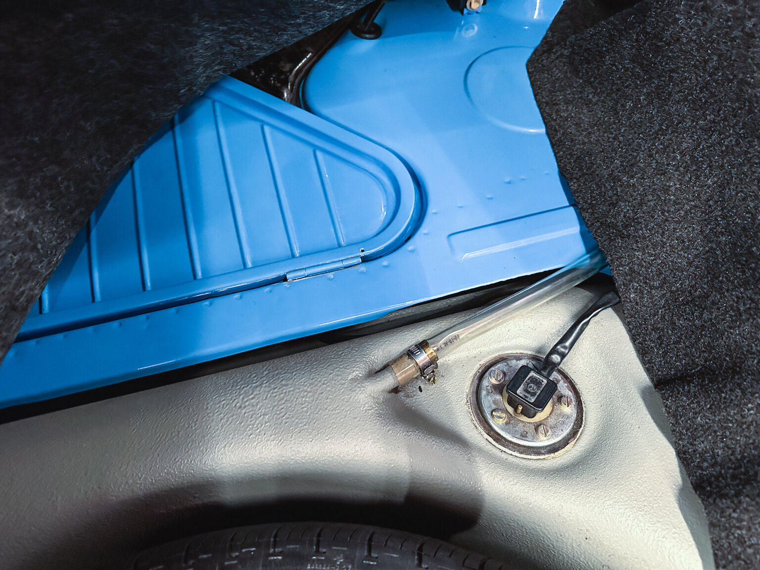 Interiörbild 1970 Porsche 911 E Targa