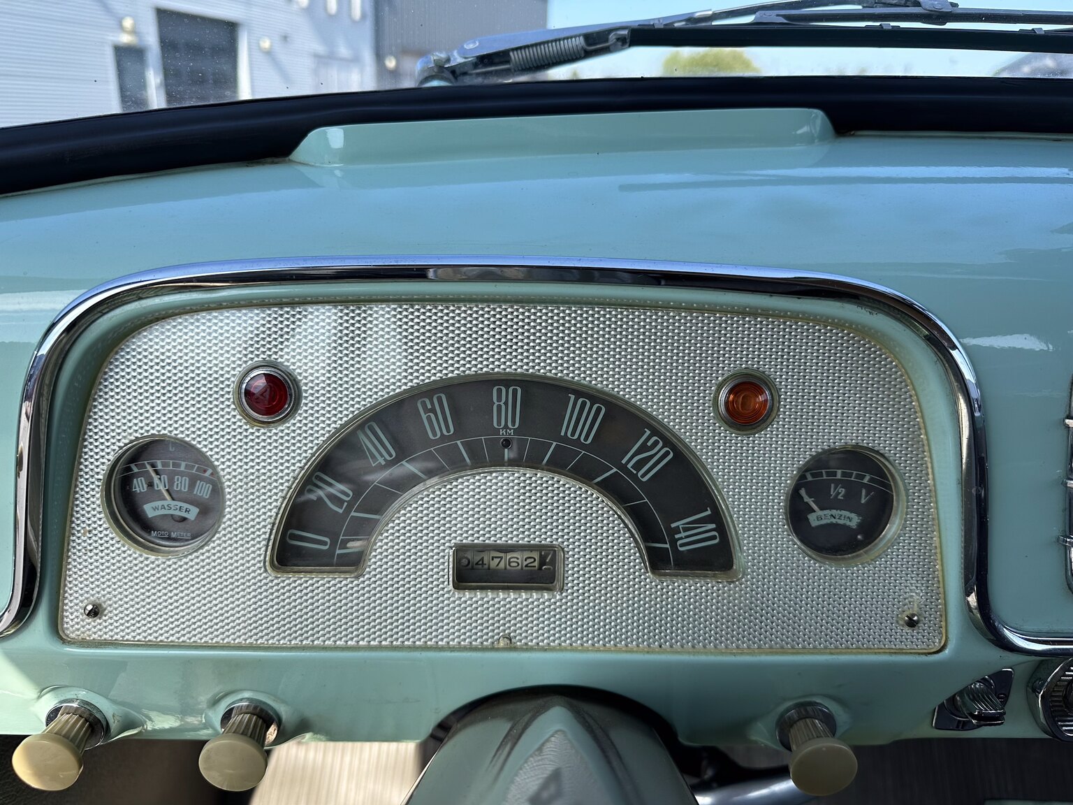 Innenraumfoto von 1956 Opel Olympia Rekord