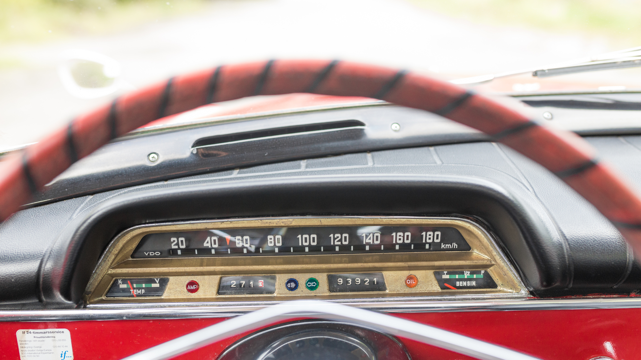 Interiörbild 1966 Volvo Amazon (29)