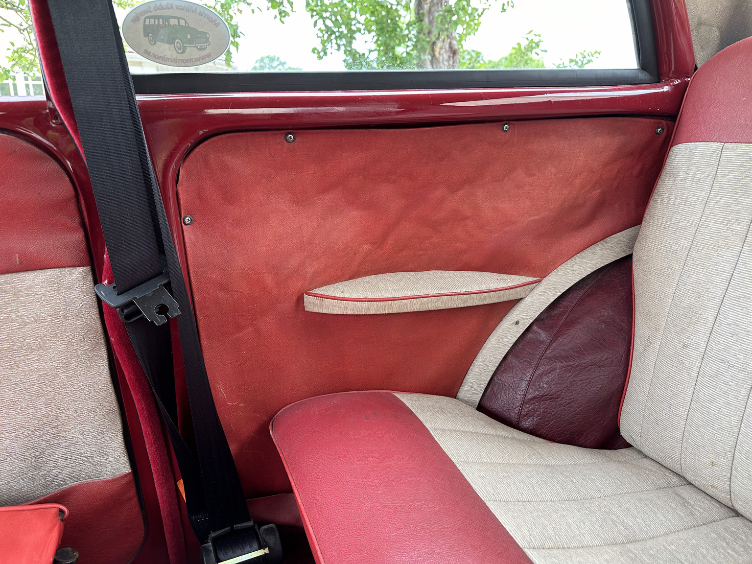 Interiörbild 1958 Morris Minor 1000