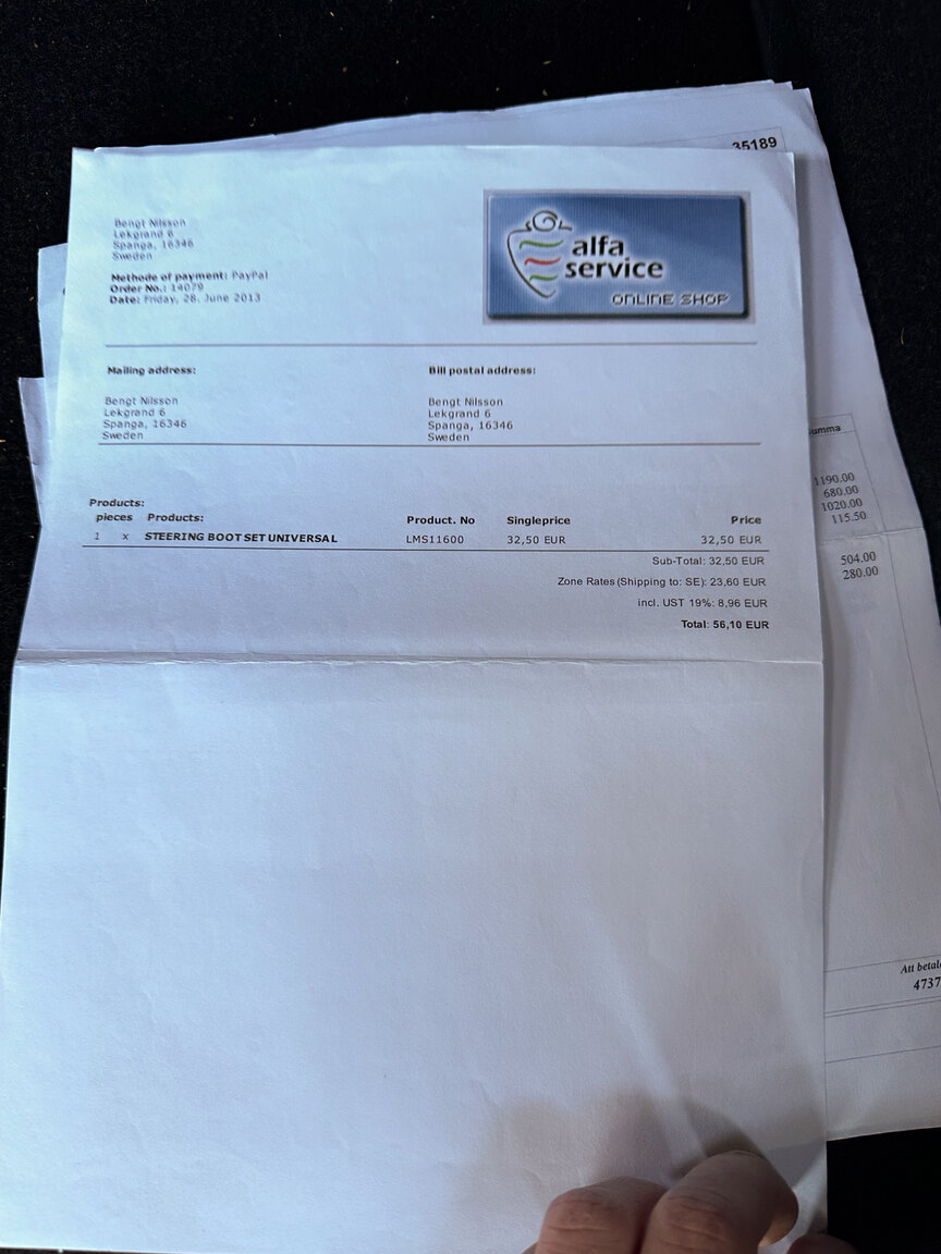 Documentation for 1985 Alfa Romeo GTV 6 2.5