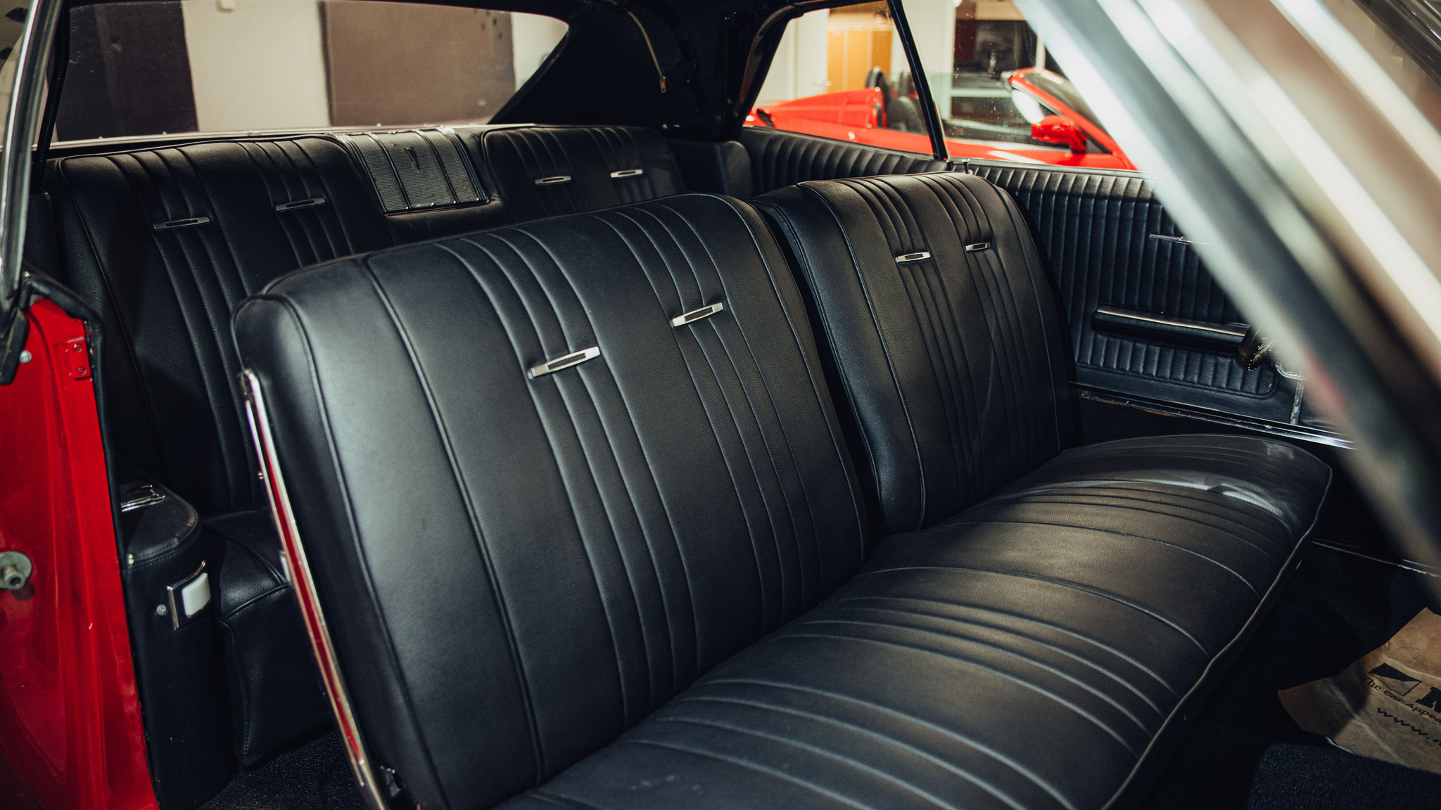 Interiörbild 1965 Pontiac Bonneville Cabriolet 6.4 V8