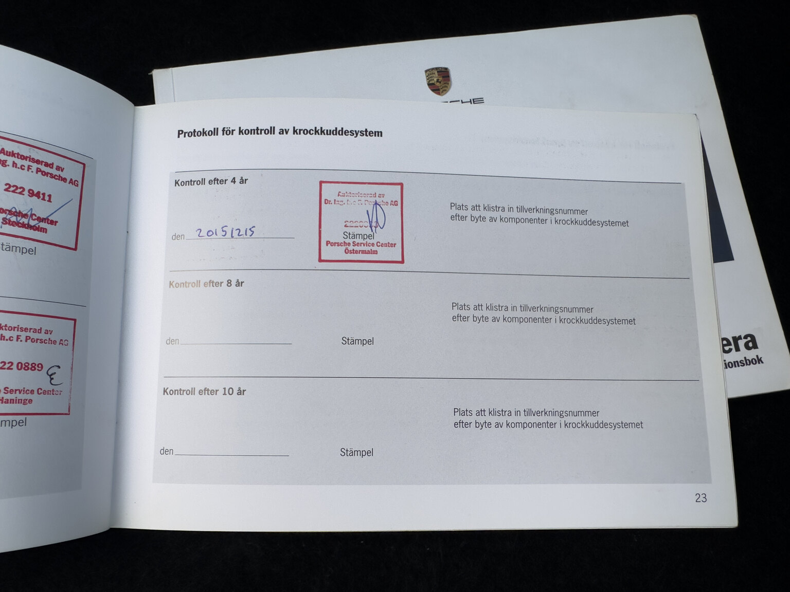 Dokumentation för 2004 Porsche 911 Carrera 4