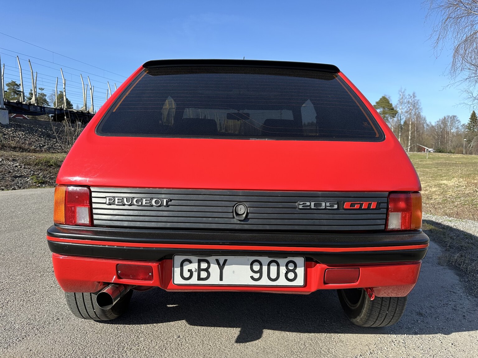 Exterior image of 1989 Peugeot 205 GTI