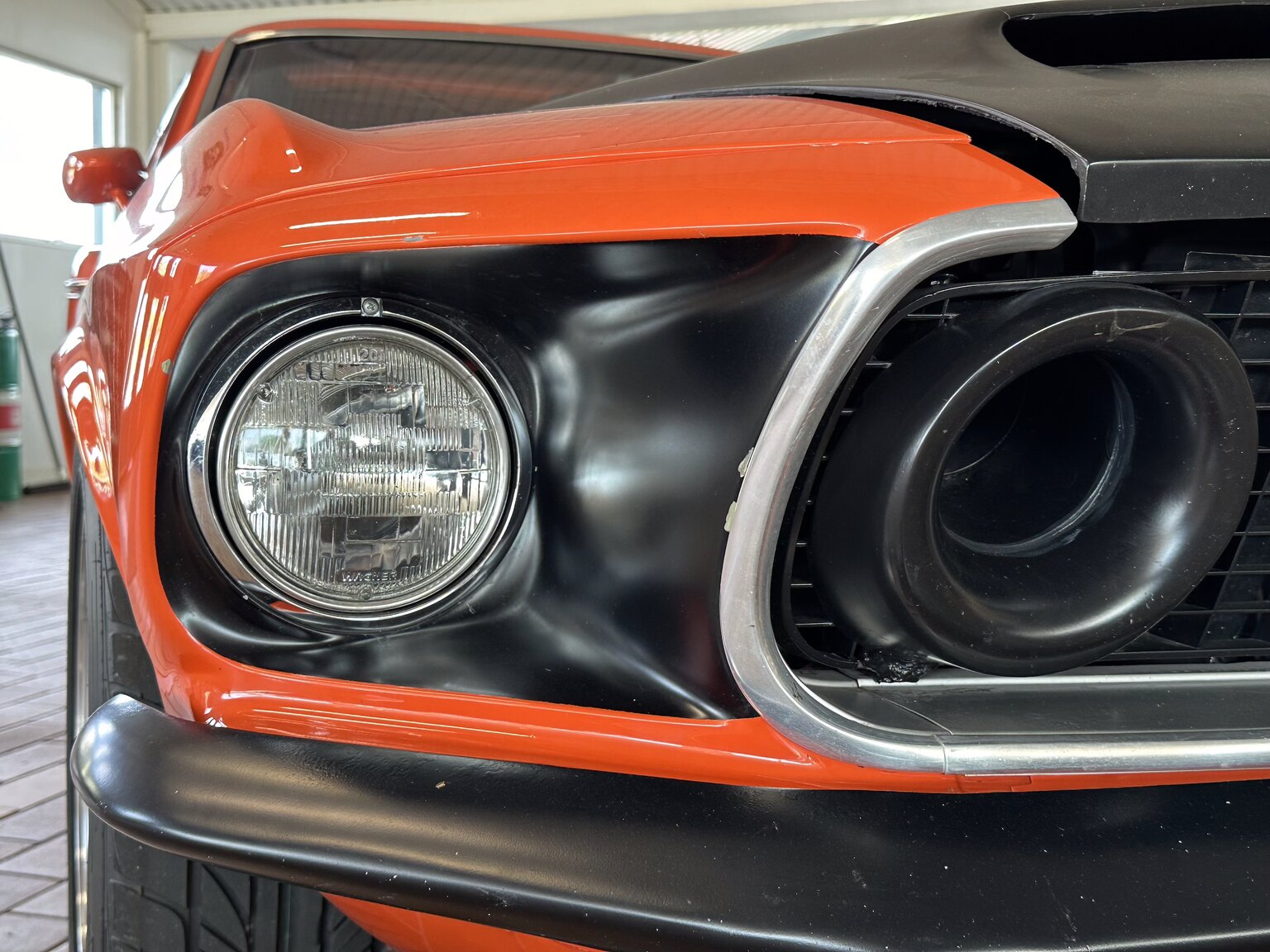 Exterior image of 1969 Ford Mustang Fastback Boss Race Car