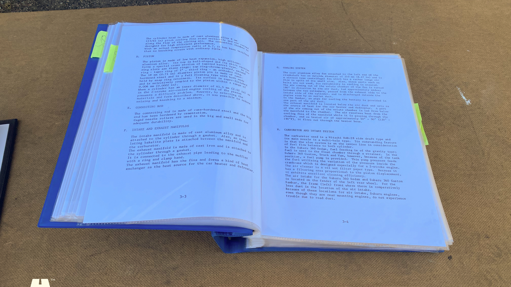 Dokumentation för 1968 Subaru 360 Deluxe (24)