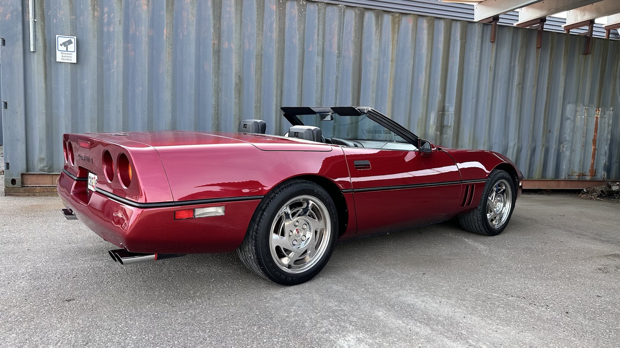 Exteriörbild på 1990 Chevrolet Corvette C4 Cabriolet