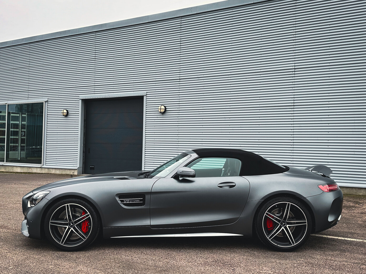 Exterior image of 2018 Mercedes Benz AMG GT C