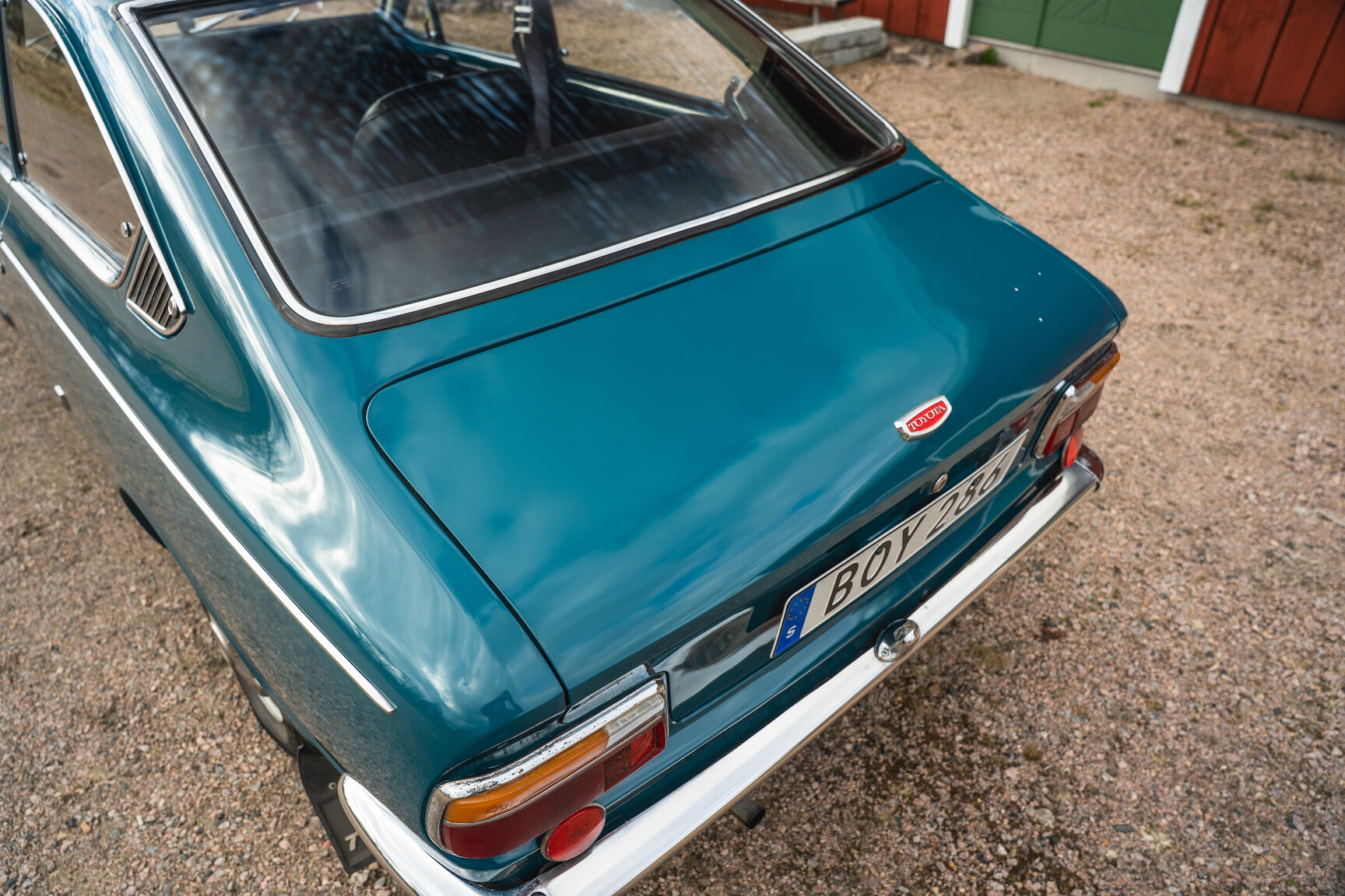 Exteriörbild på 1969 Toyota Corolla Coupé