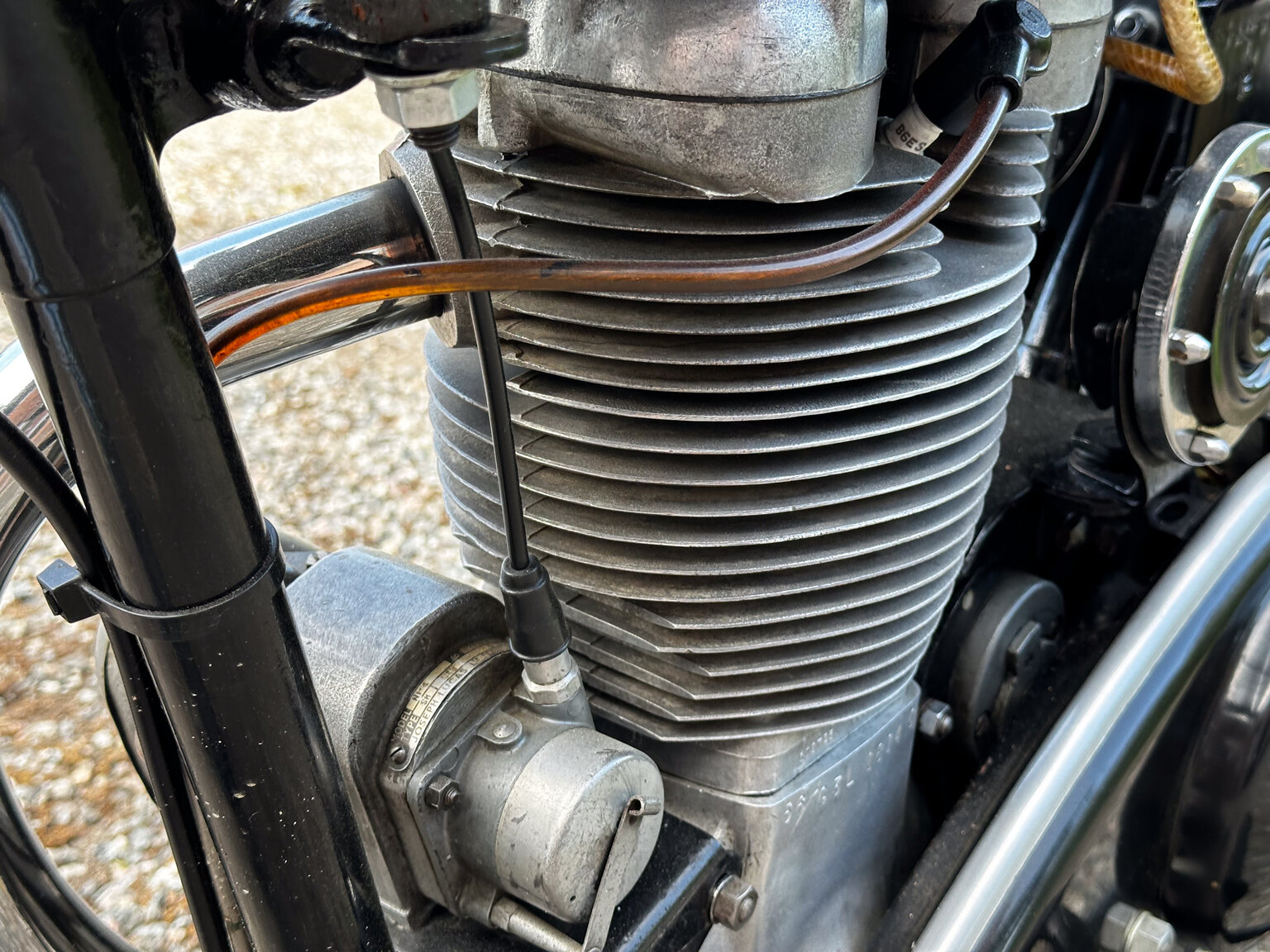 Image of 1952 AJS 16MS 350cc Matchless-replica mechanics