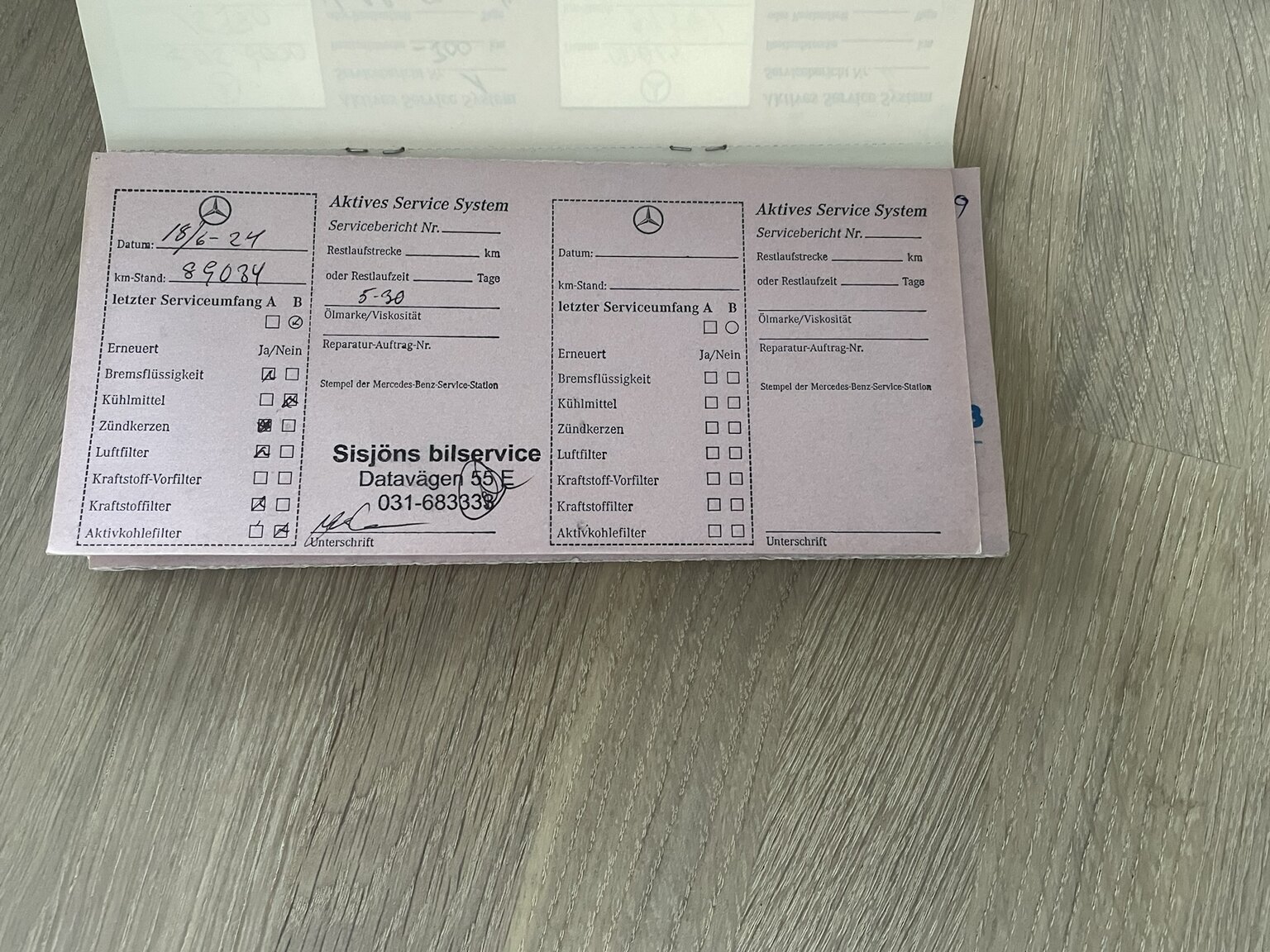 Documentation for 1998 1998 MERCEDES BENZ SLK 230 