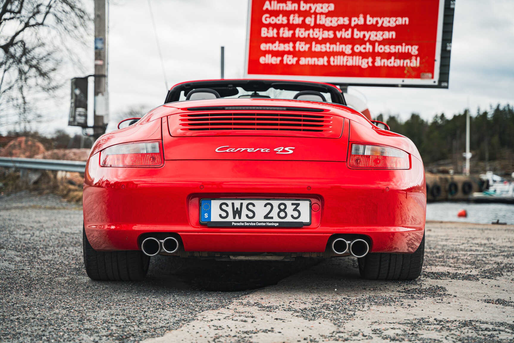 Exteriörbild på 2007 Porsche Carrera 4S Cabriolet