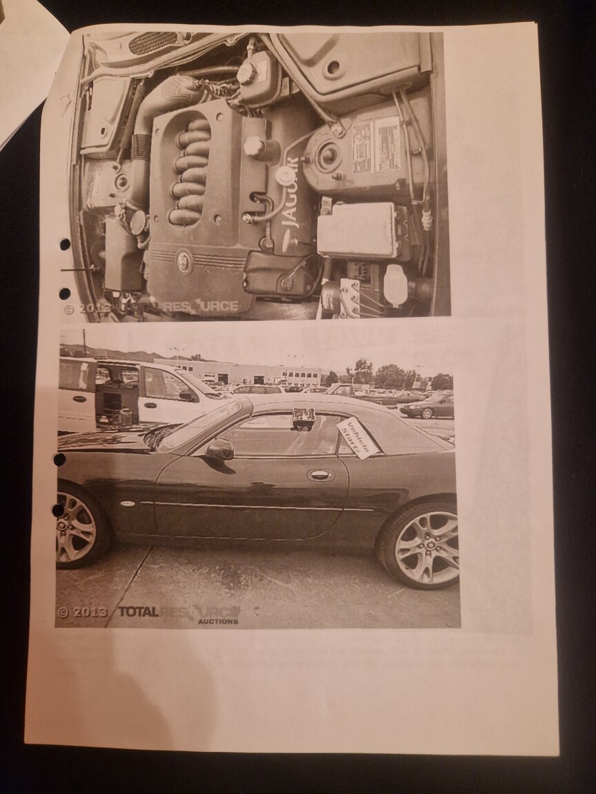 Documentation for 2003 Jaguar XK8 Cabriolet