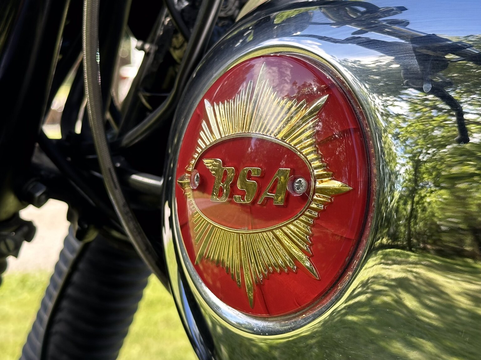 Exteriörbild på 1954  BSA A10 Deluxe
