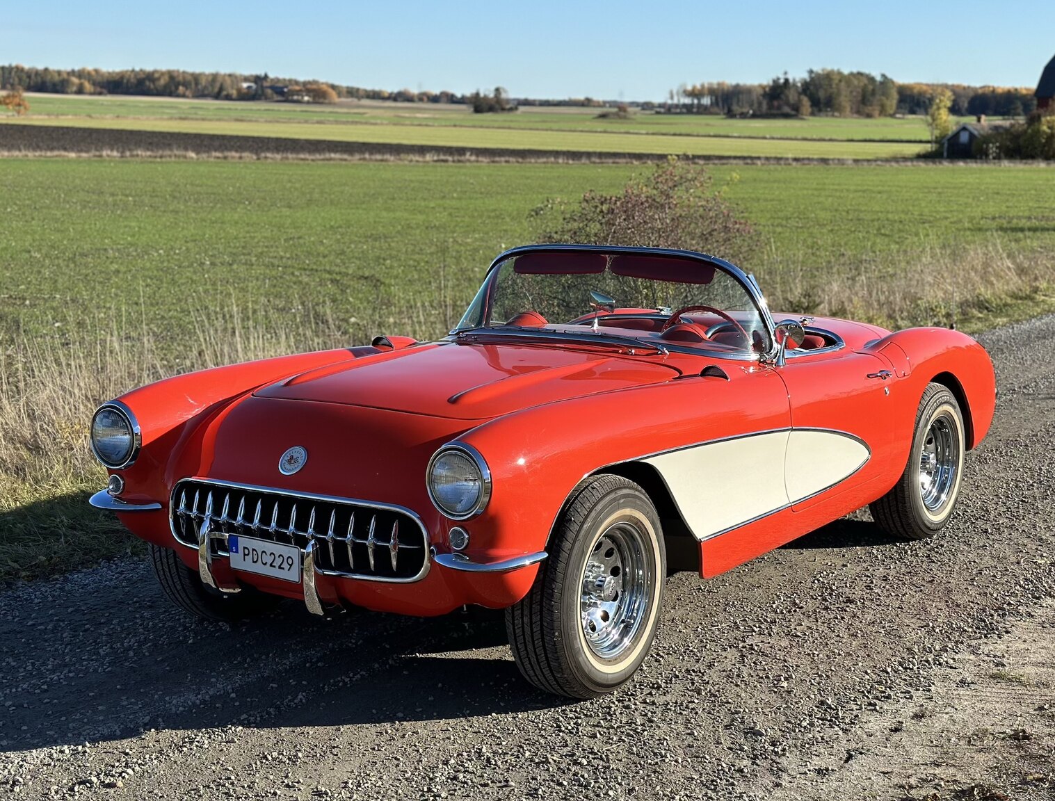 Exteriörbild på 1956 Chevrolet Corvette 