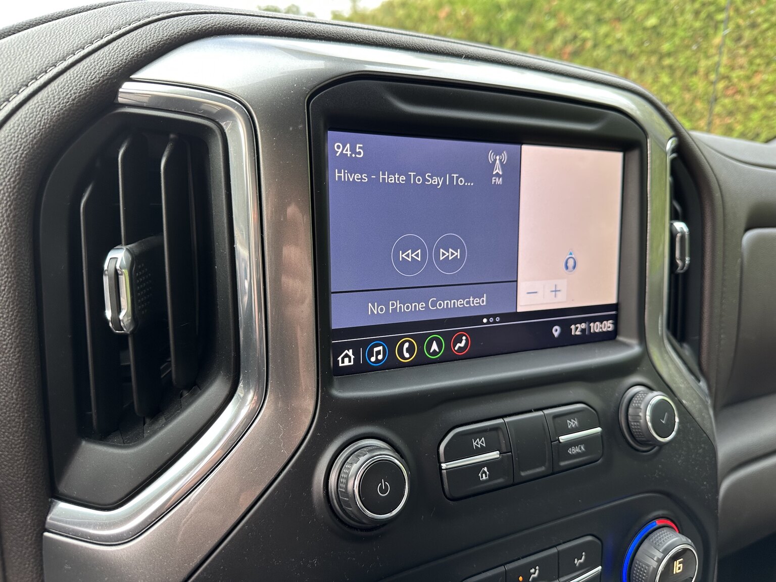Interiörbild 2019 Chevrolet Silverado LTZ