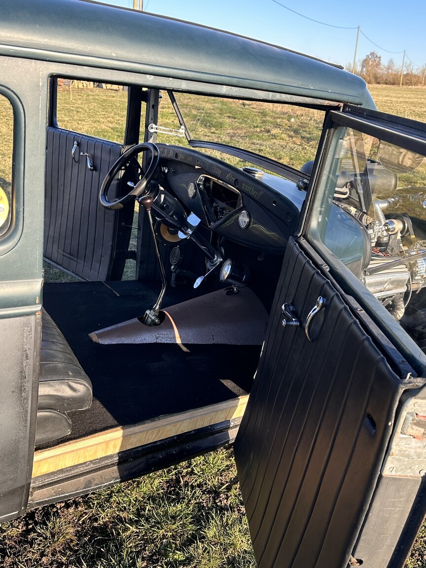 Interior image of 1929 Ford A "HotRod"