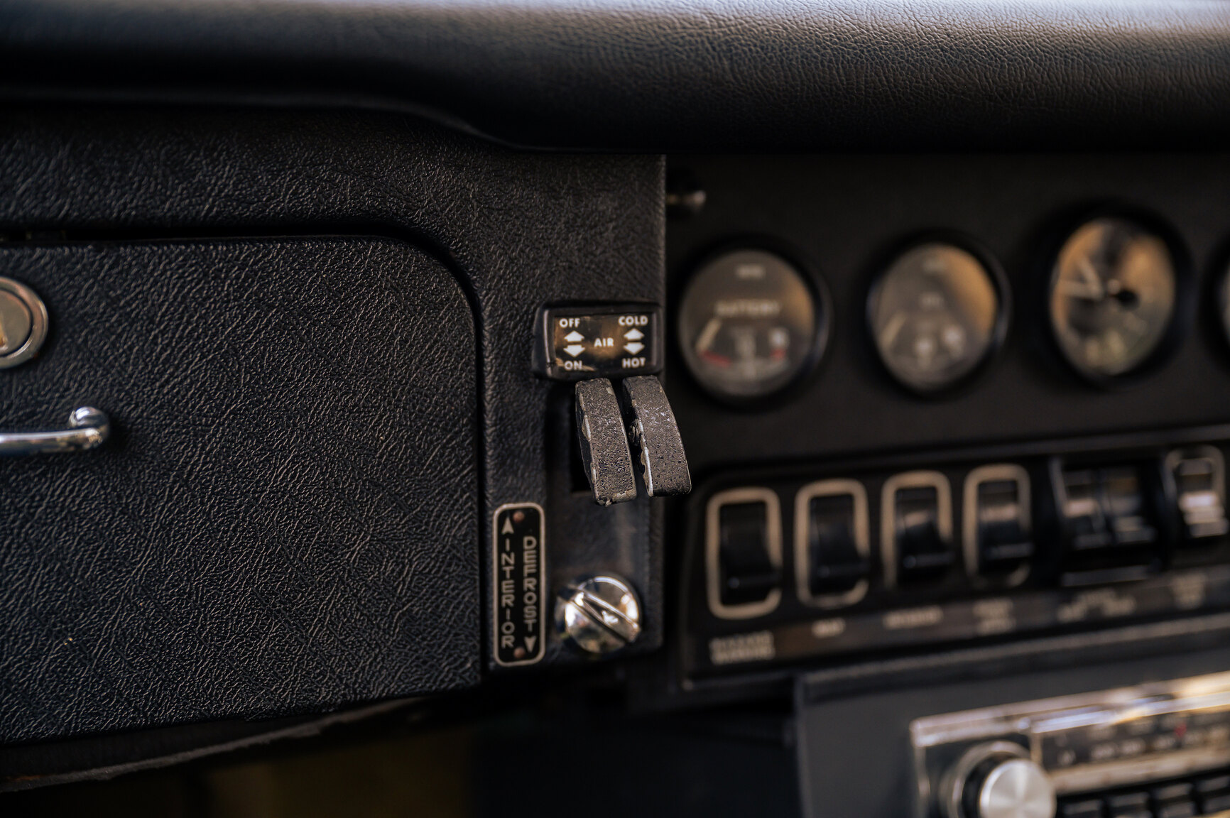 Interiörbild 1973 Jaguar E-Type V12