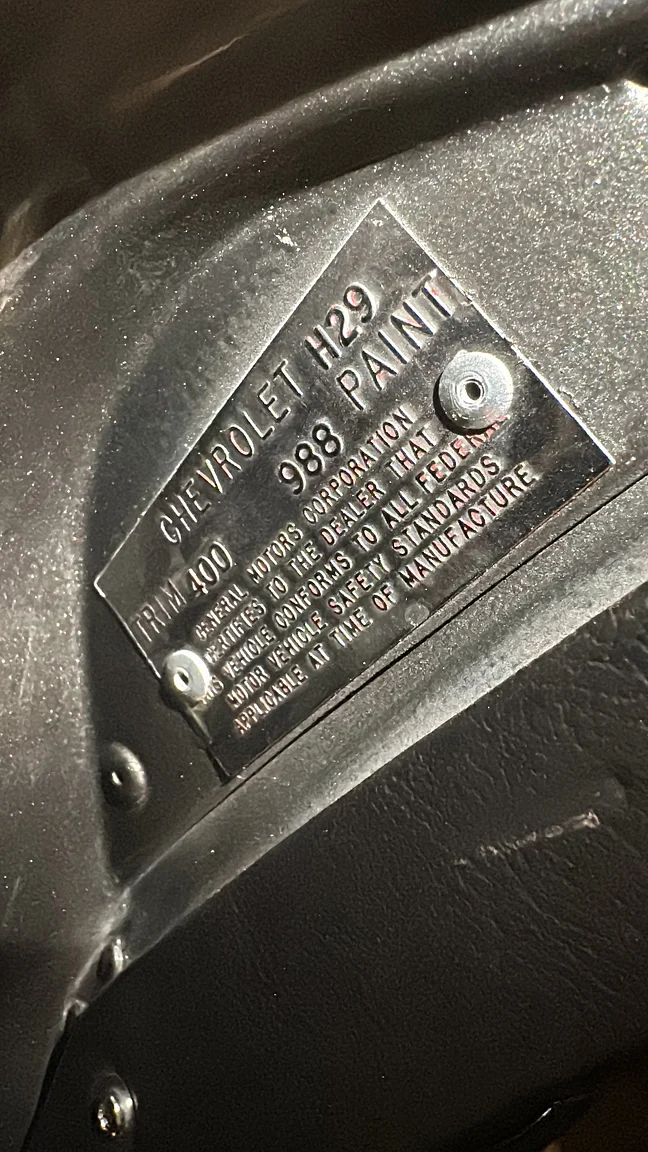 Image of 1971 Chevrolet Corvette Stingray Special 598 cui V8 795 hk (18) mechanics