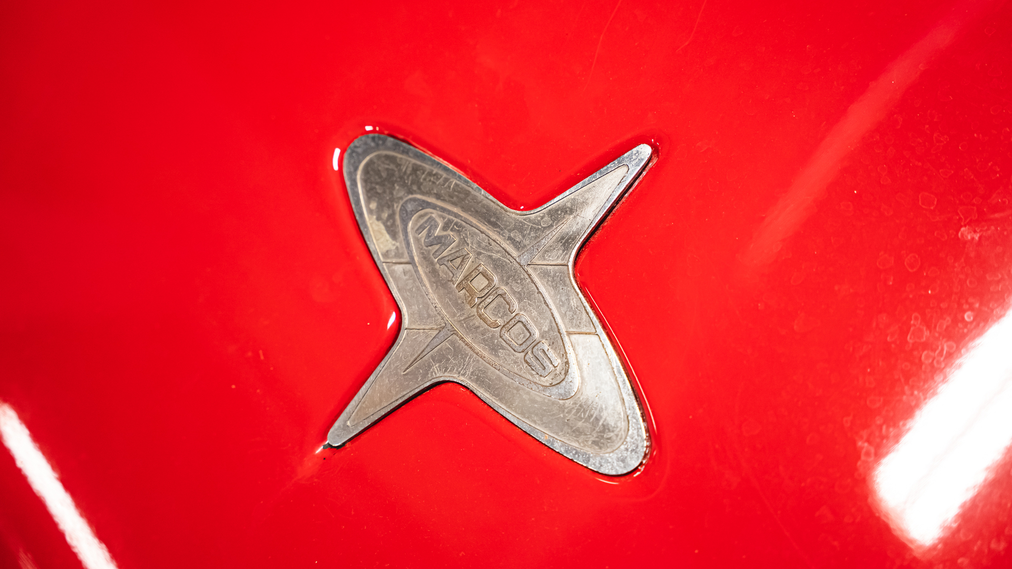 Exteriörbild på 1970 Marcos GT