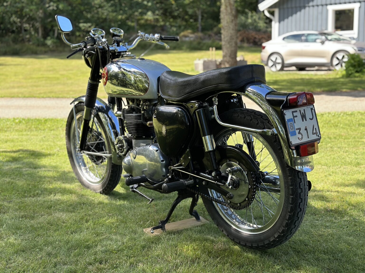 Exteriörbild på 1954  BSA A10 Deluxe