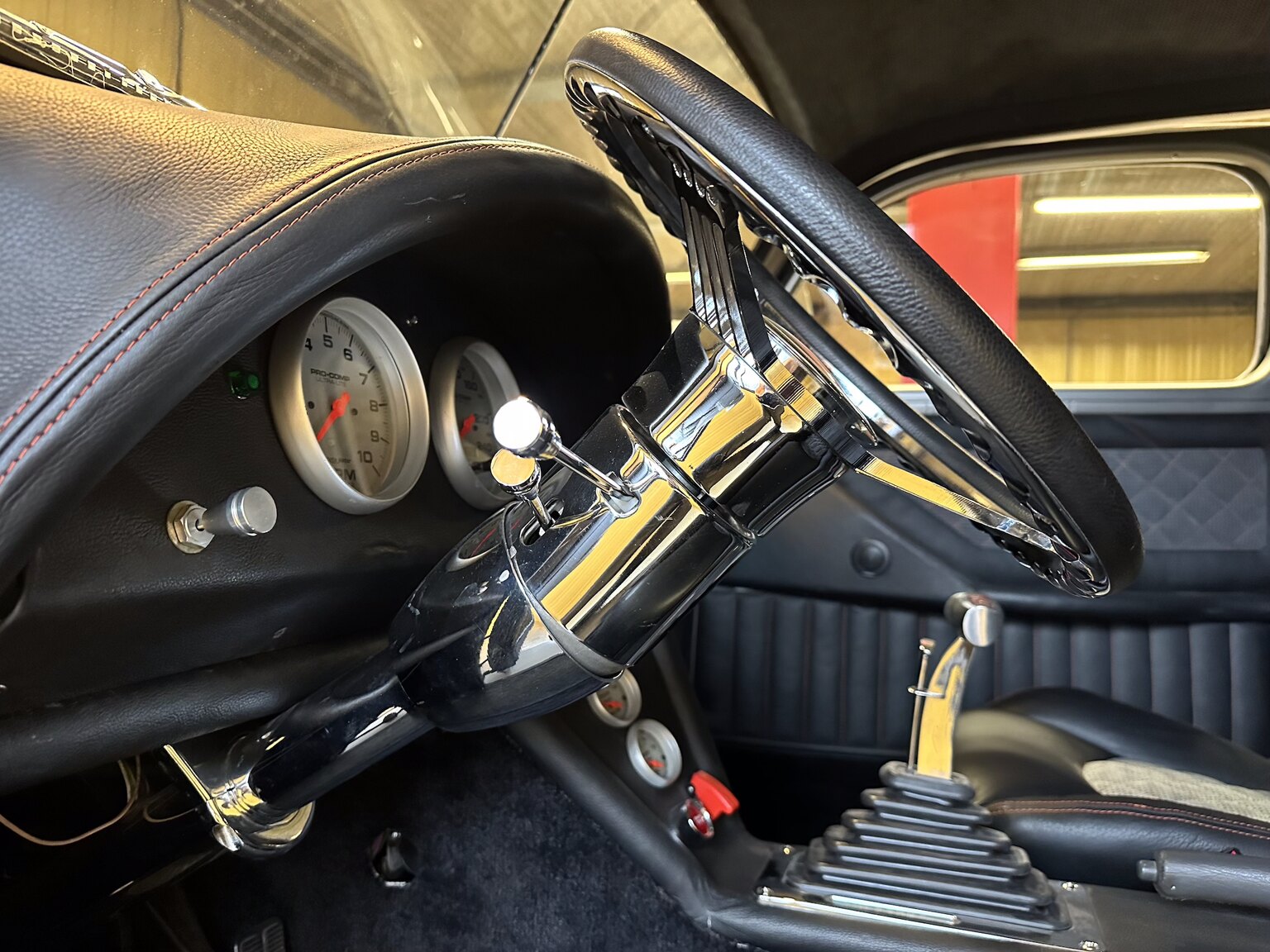 Innenraumfoto von 1939 Custom Ford Fordor "Forvette"