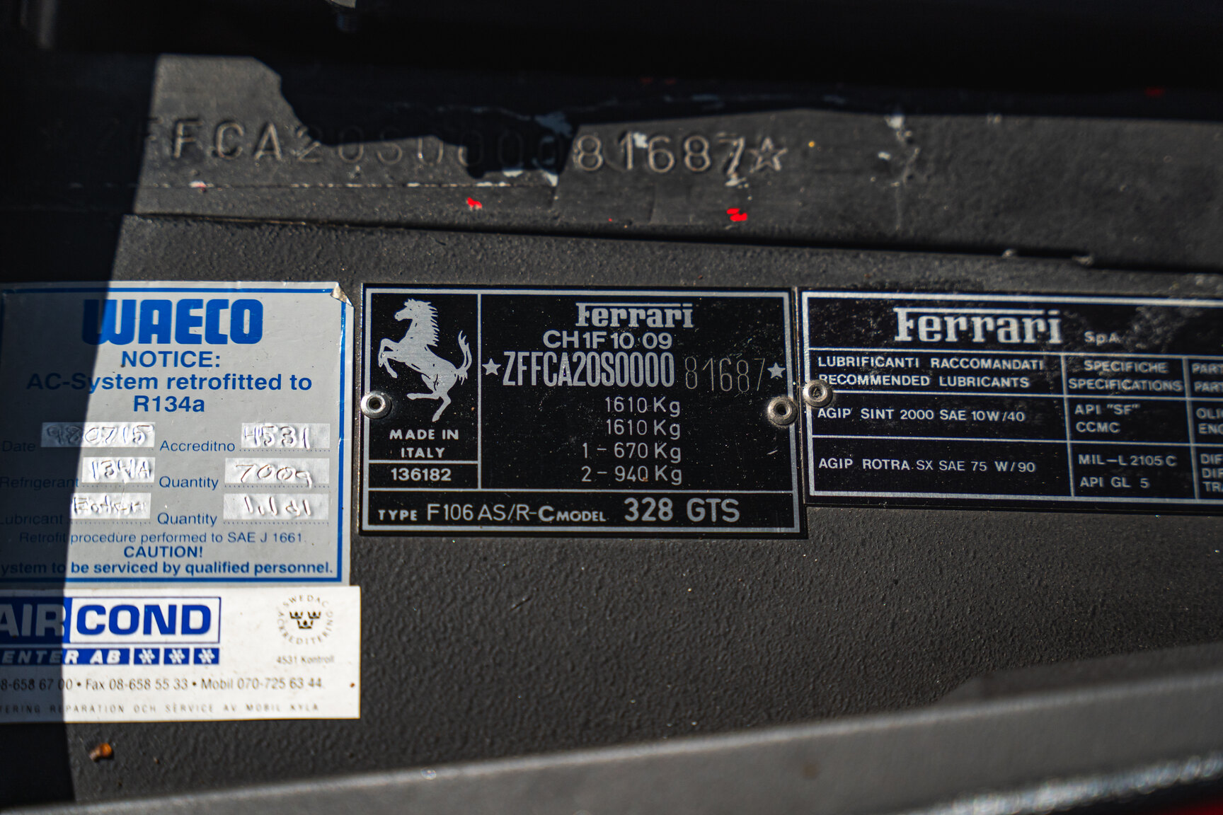 1989 Ferrari 328 GTS, Mekanik