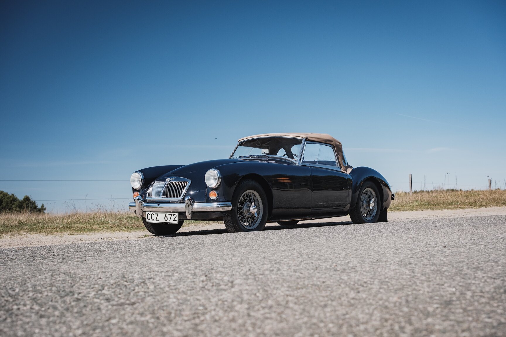 Exterior image of 1961 MG MGA 1600 mk2