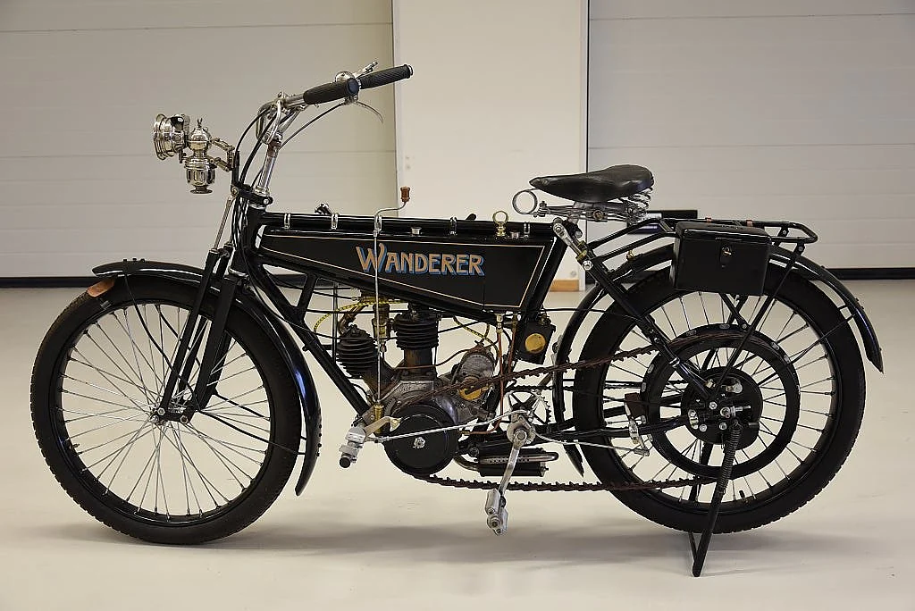 Bild von 1913 Wanderer 3PS V-Twin välrenoverad mc svensksåld från Falun (25)