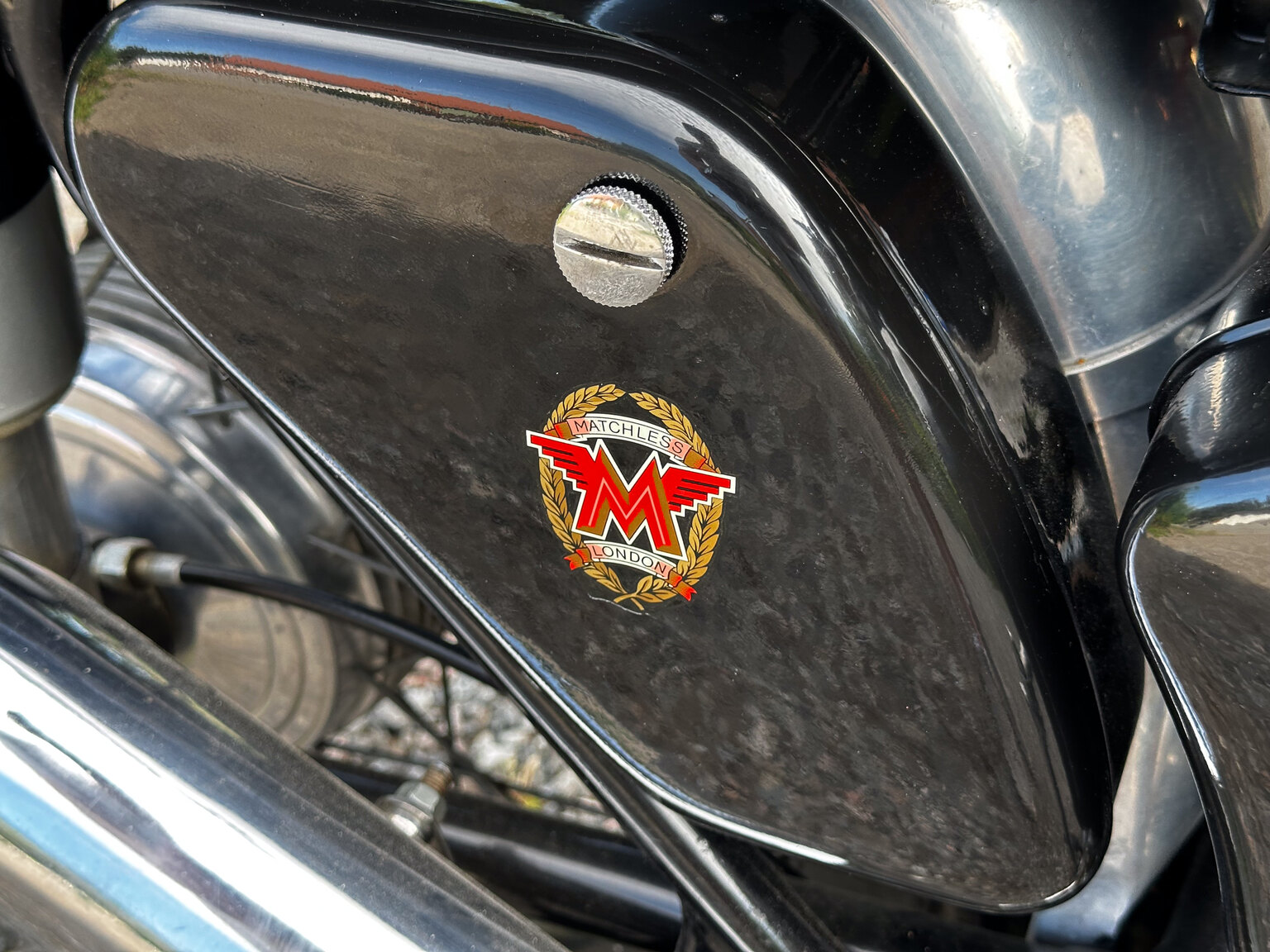 Image of 1952 AJS 16MS 350cc Matchless-replica mechanics