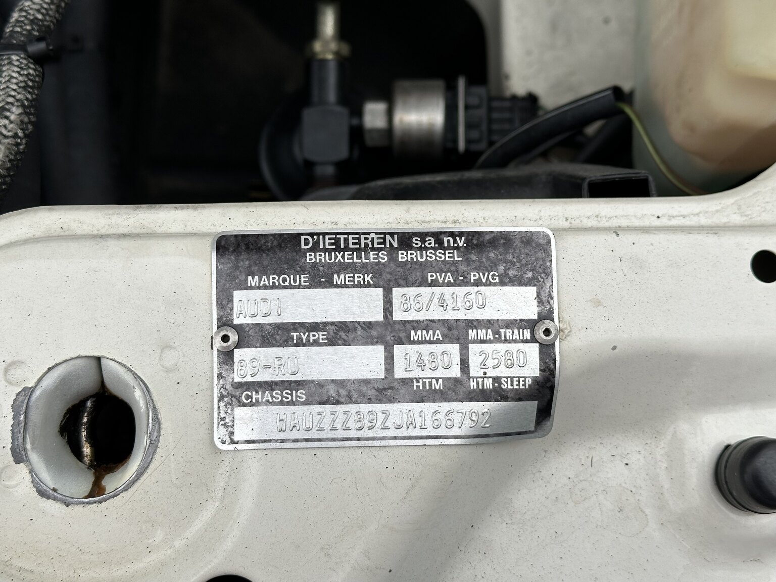 Image of 1988 Audi 80 (7) mechanics