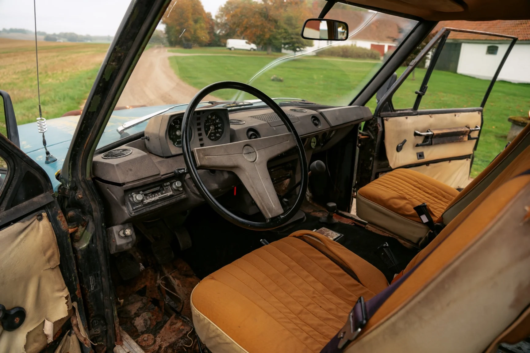 Interiörbild 1973 Land Rover Range Rover 3-dörrar (1)