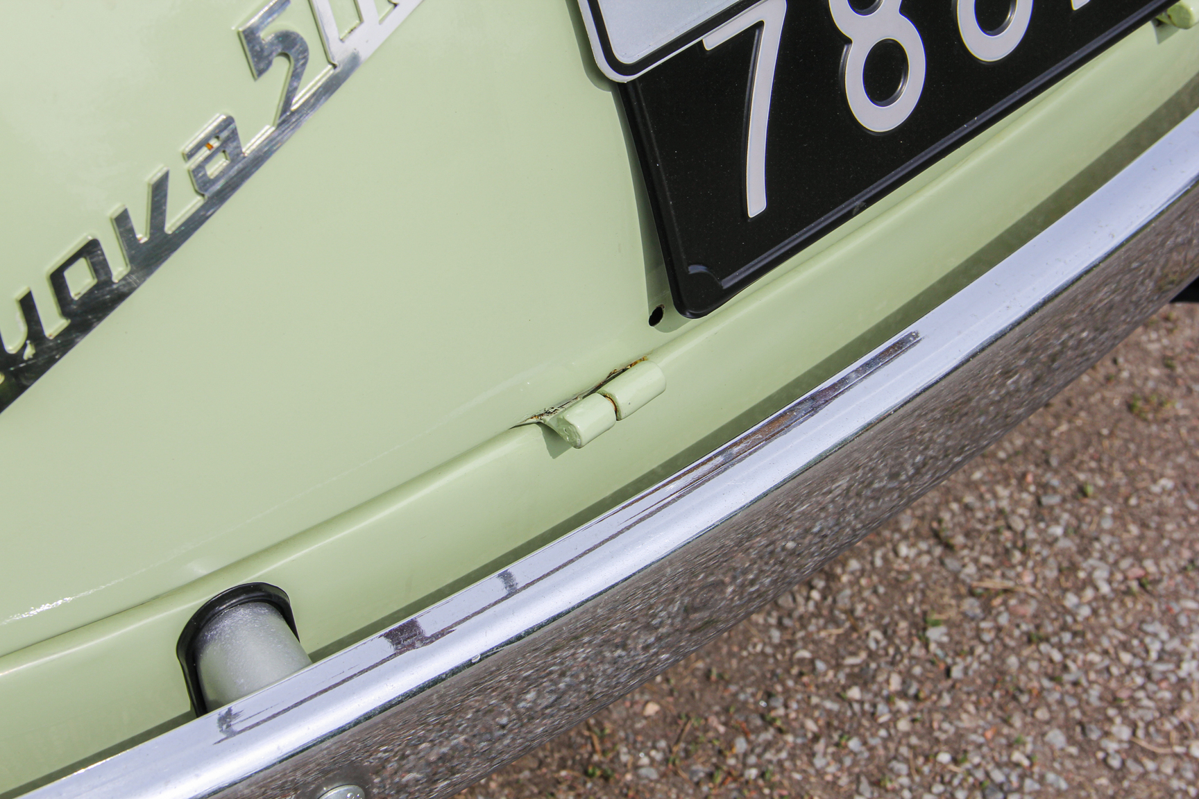 Exteriörbild på 1970 Fiat 500 Lusso